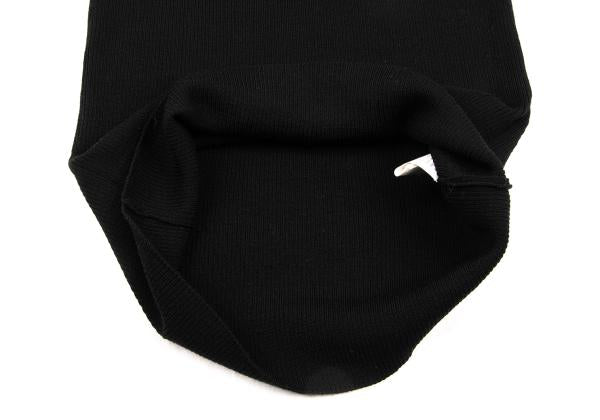 COMME des GARCONS Wool Nylon Bust Panel Sweater Black Size M