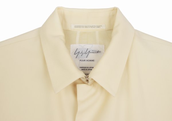 Yohji Yamamoto POUR HOMME 98AW Cream Gabardine Jacket Size S