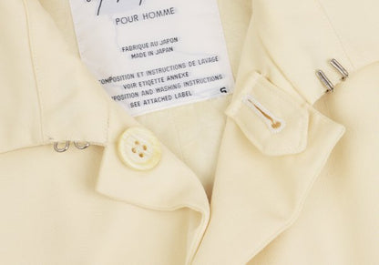 Yohji Yamamoto POUR HOMME 98AW Cream Gabardine Jacket Size S