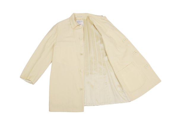 Yohji Yamamoto POUR HOMME 98AW Cream Gabardine Jacket Size S