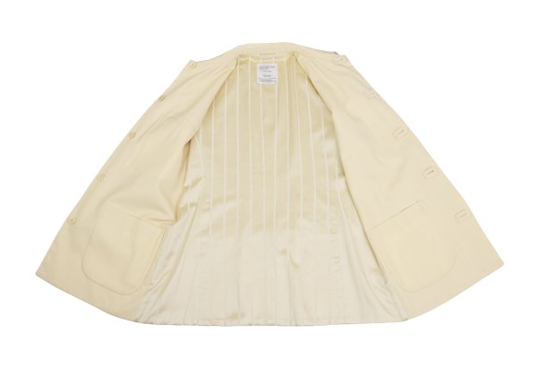 Yohji Yamamoto POUR HOMME 98AW Cream Gabardine Jacket Size S