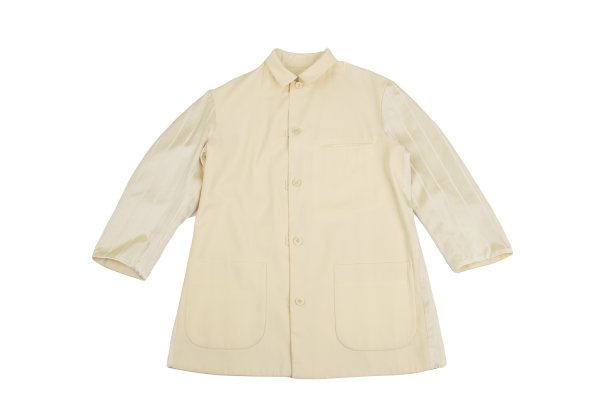 Yohji Yamamoto POUR HOMME 98AW Cream Gabardine Jacket Size S