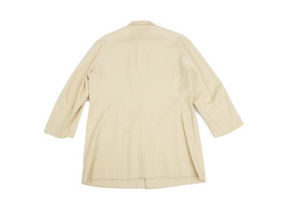 Yohji Yamamoto POUR HOMME 98AW Cream Gabardine Jacket Size S