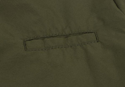 Y's Poly Ribbed Hem Zip Pants Olive Size 1