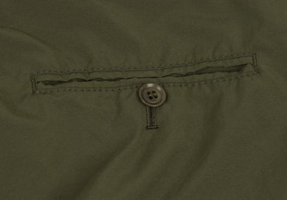 Y's Poly Ribbed Hem Zip Pants Olive Size 1