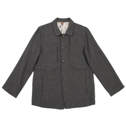 Paul Smith RED EAR Wool Blend Color Nep Jacket Gray Size M