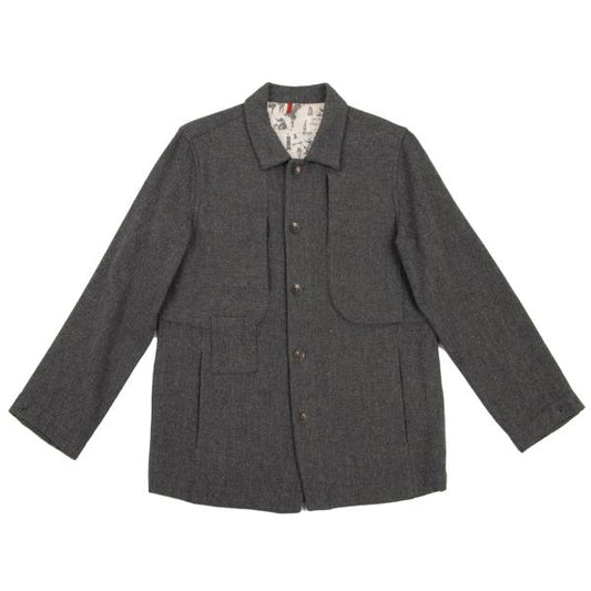 Paul Smith RED EAR Wool Blend Color Nep Jacket Gray Size M