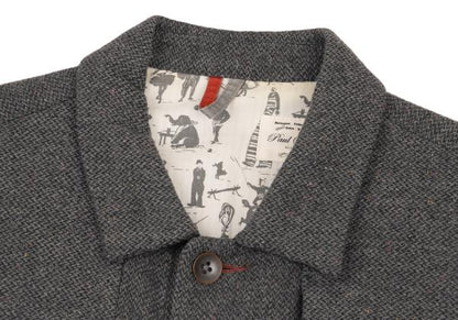 Paul Smith RED EAR Wool Blend Color Nep Jacket Gray Size M