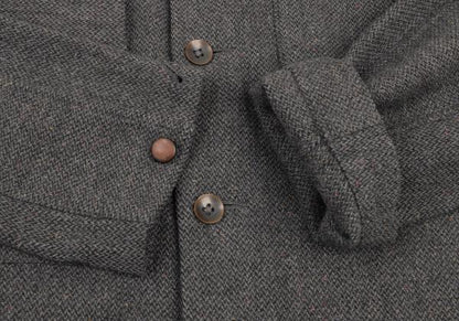 Paul Smith RED EAR Wool Blend Color Nep Jacket Gray Size M