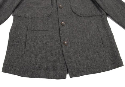 Paul Smith RED EAR Wool Blend Color Nep Jacket Gray Size M