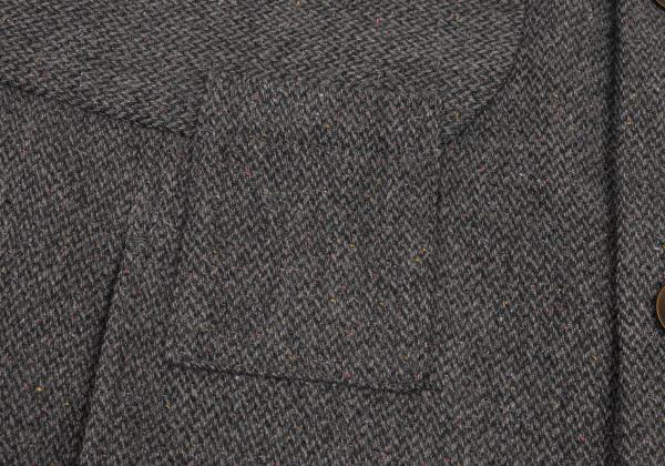 Paul Smith RED EAR Wool Blend Color Nep Jacket Gray Size M