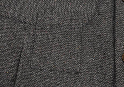 Paul Smith RED EAR Wool Blend Color Nep Jacket Gray Size M