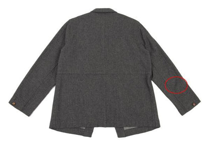 Paul Smith RED EAR Wool Blend Color Nep Jacket Gray Size M