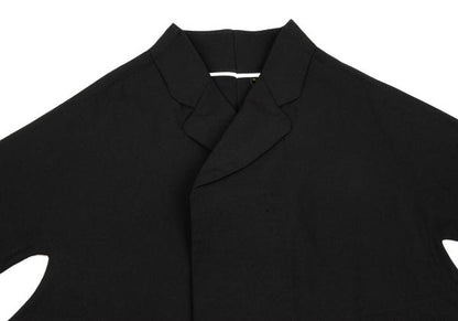 COMME des GARCONS 12AW Poly Deformed 2D Coat Black Size S