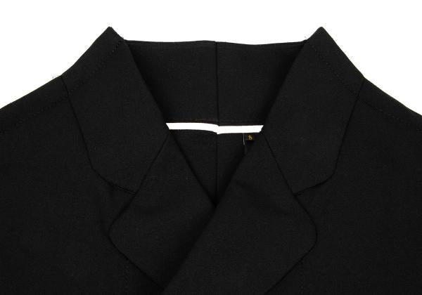 COMME des GARCONS 12AW Poly Deformed 2D Coat Black Size S