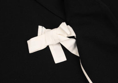 COMME des GARCONS 12AW Poly Deformed 2D Coat Black Size S
