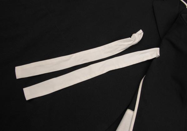 COMME des GARCONS 12AW Poly Deformed 2D Coat Black Size S