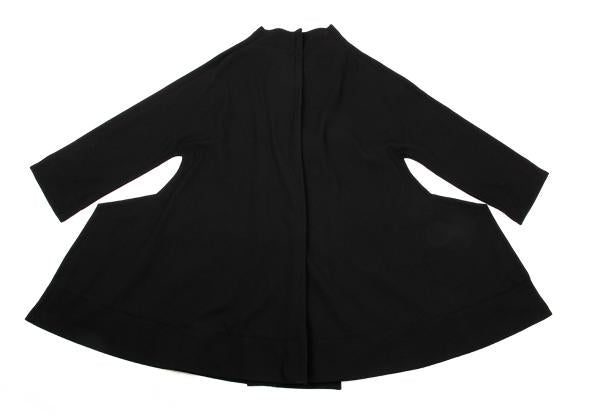 COMME des GARCONS 12AW Poly Deformed 2D Coat Black Size S