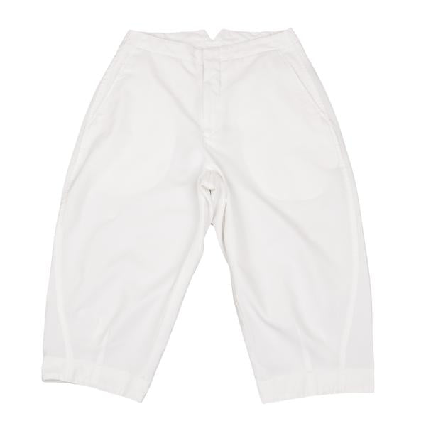 COMME des GARCONS Polyester Cropped Pants Off-White Size M