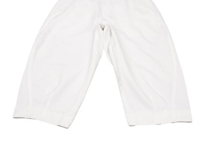 COMME des GARCONS Polyester Cropped Pants Off-White Size M