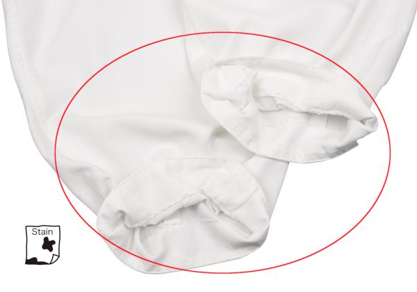 COMME des GARCONS Polyester Cropped Pants Off-White Size M