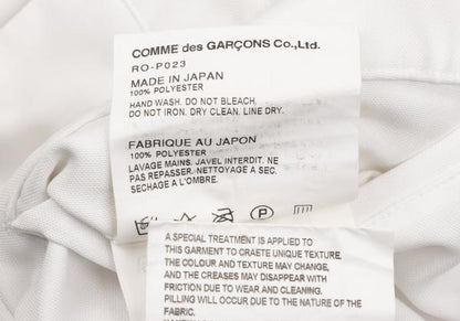 COMME des GARCONS Polyester Cropped Pants Off-White Size M