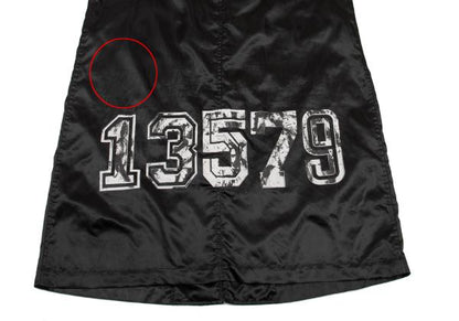 BLACK COMME des GARCONS Numbering Print Coat Black Size M