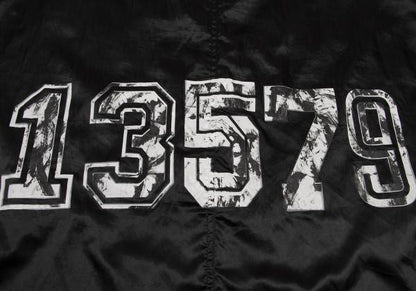 BLACK COMME des GARCONS Numbering Print Coat Black Size M