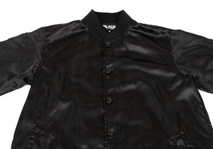 BLACK COMME des GARCONS Numbering Print Coat Black Size M