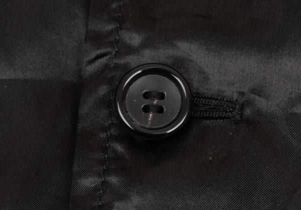 BLACK COMME des GARCONS Numbering Print Coat Black Size M