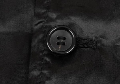 BLACK COMME des GARCONS Numbering Print Coat Black Size M
