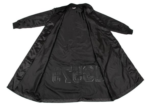 BLACK COMME des GARCONS Numbering Print Coat Black Size M
