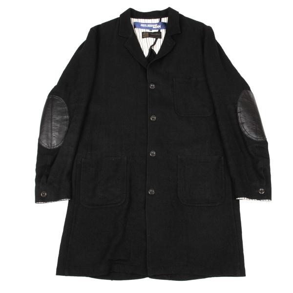 JUNYA WATANABE MAN Elbow Patch Wool Chester Coat Size M