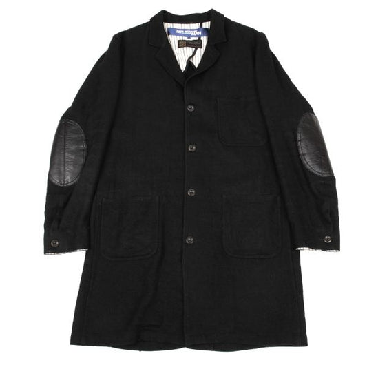 JUNYA WATANABE MAN Elbow Patch Wool Chester Coat Size M