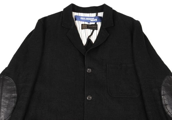 JUNYA WATANABE MAN Elbow Patch Wool Chester Coat Size M