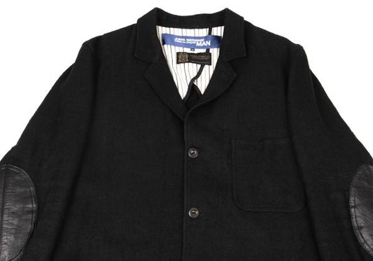 JUNYA WATANABE MAN Elbow Patch Wool Chester Coat Size M
