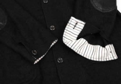 JUNYA WATANABE MAN Elbow Patch Wool Chester Coat Size M