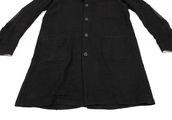 JUNYA WATANABE MAN Elbow Patch Wool Chester Coat Size M