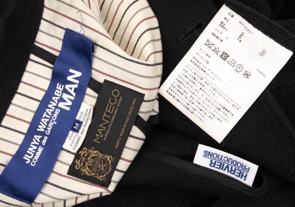 JUNYA WATANABE MAN Elbow Patch Wool Chester Coat Size M