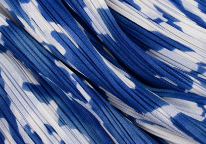 PLEATS PLEASE Mottled Print Sleeveless Dress Blue Size 3