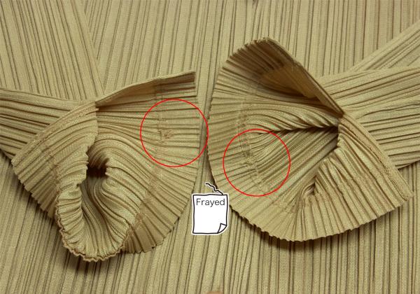 PLEATS PLEASE Beige Pleated Long Jacket Size 2