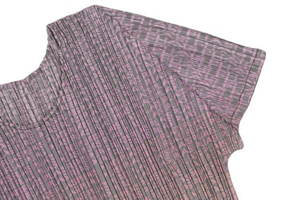 PLEATS PLEASE Gradation Logo Print T-Shirt Gray Size 3