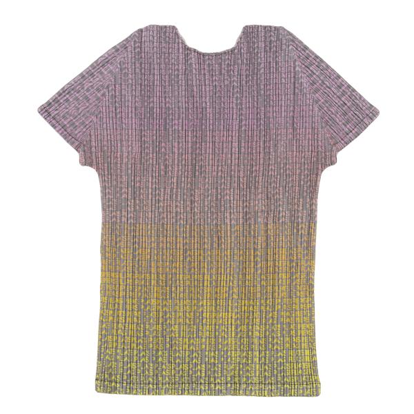 PLEATS PLEASE Gradation Logo Print T-Shirt Gray Size 3