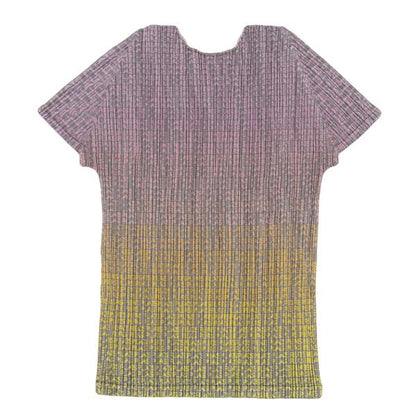 PLEATS PLEASE Gradation Logo Print T-Shirt Gray Size 3