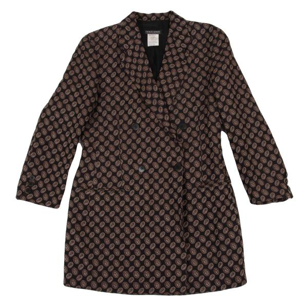 GIORGIO ARMANI Paisley Double Breasted Jacket Size 38