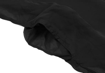 COMME des GARCONS Wrinkled Sheer Layered Dress Black Size M