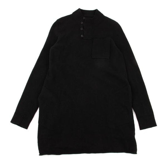 Maison Martin Margiela Wool Button Pullover Black Size S