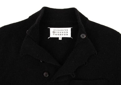 Maison Martin Margiela Wool Button Pullover Black Size S