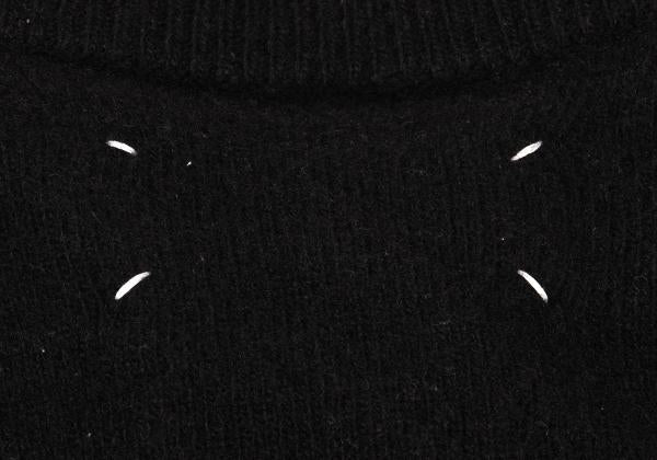 Maison Martin Margiela Wool Button Pullover Black Size S