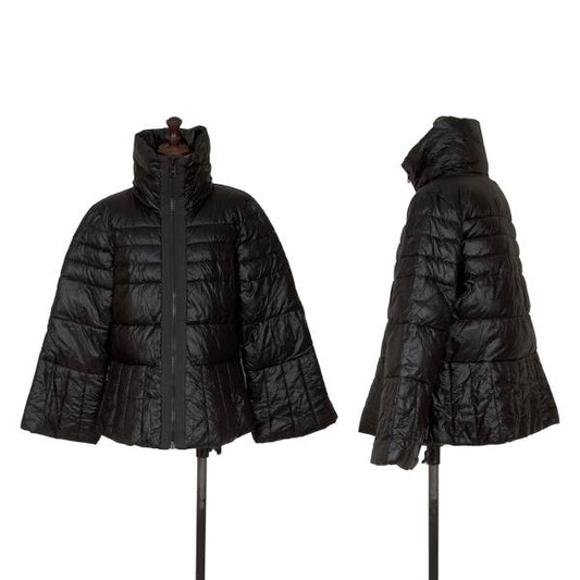ARMANI EXCHANGE Padded Flare Sleeve Zip Jacket Black Size S